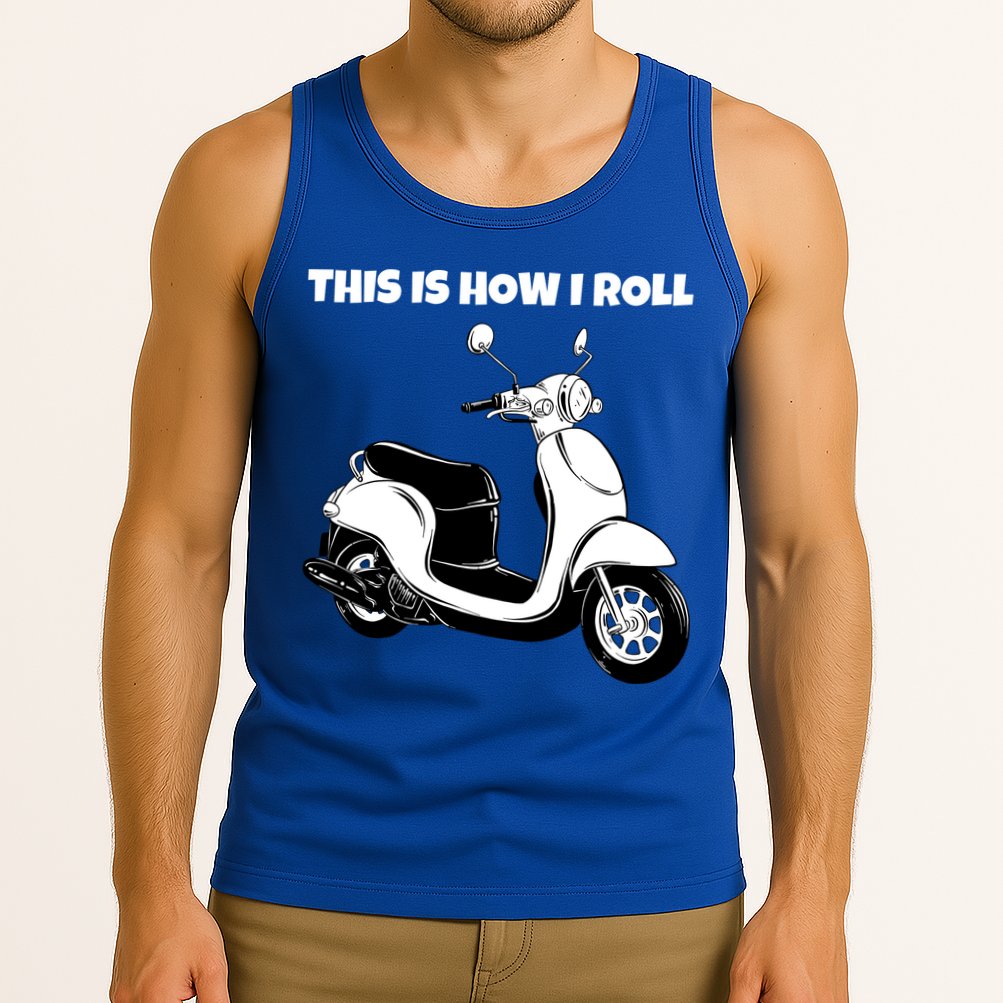 This Is How I Roll Scooter Tank Top
