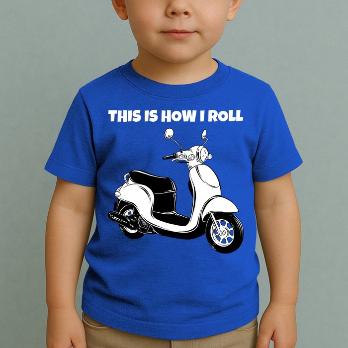 This Is How I Roll Scooter Toddler T-Shirt