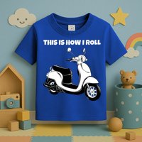 This Is How I Roll Scooter Toddler T-Shirt