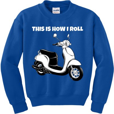 This Is How I Roll Scooter Kids Sweatshirt