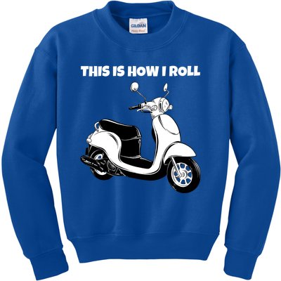 This Is How I Roll Scooter Kids Sweatshirt