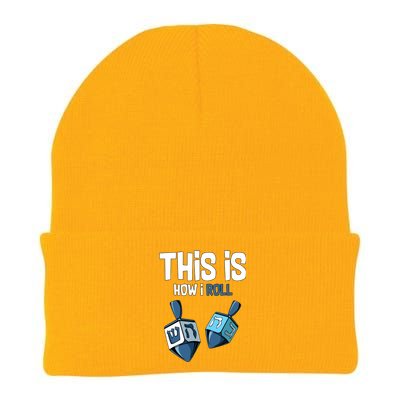 This Is How I Roll Draydel Trendl Hanukkah Knit Cap Winter Beanie