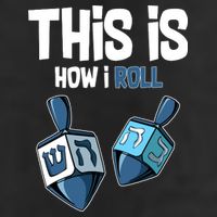 This Is How I Roll Draydel Trendl Hanukkah Garment-Dyed Fleece Hoodie