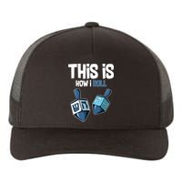 This Is How I Roll Draydel Trendl Hanukkah Yupoong Adult 5-Panel Trucker Hat