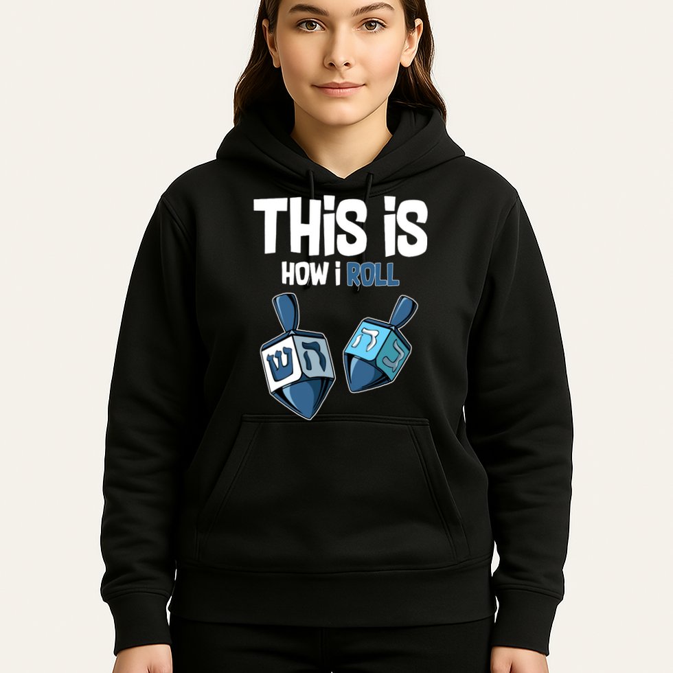 This Is How I Roll Draydel Trendl Hanukkah Hoodie