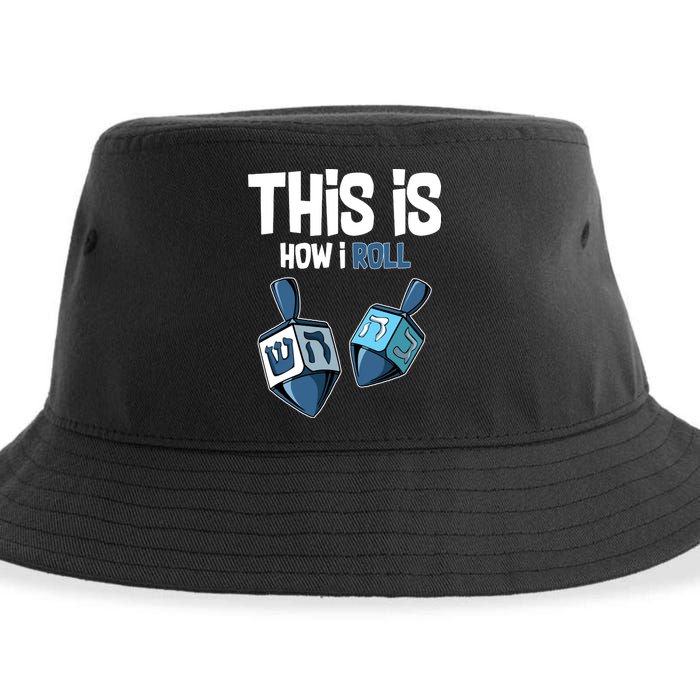This Is How I Roll Draydel Trendl Hanukkah Sustainable Bucket Hat