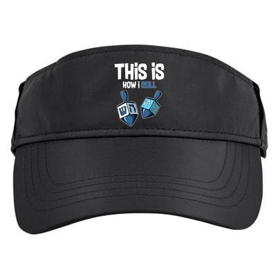 This Is How I Roll Draydel Trendl Hanukkah Adult Drive Performance Visor