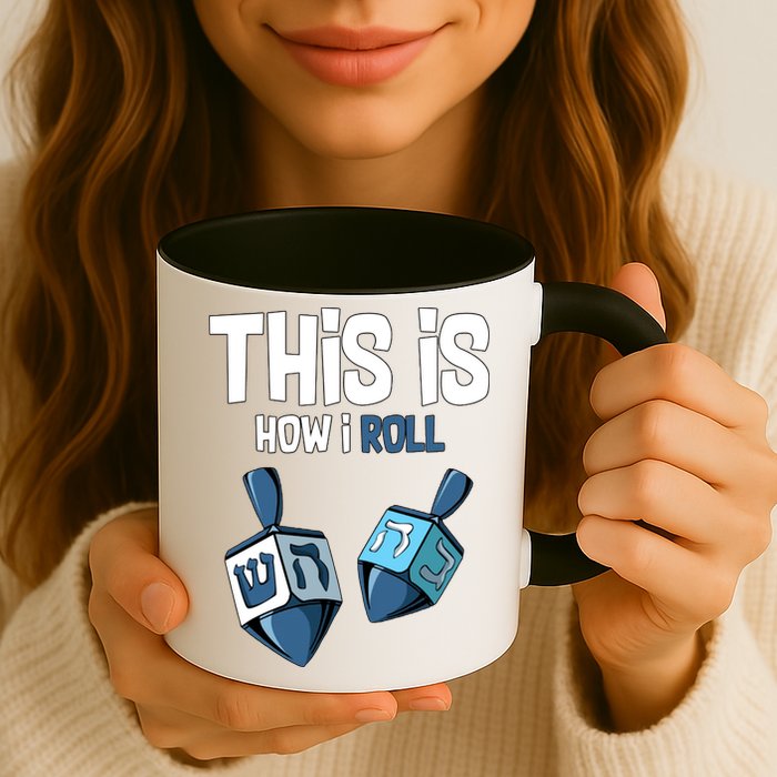 This Is How I Roll Draydel Trendl Hanukkah Mug