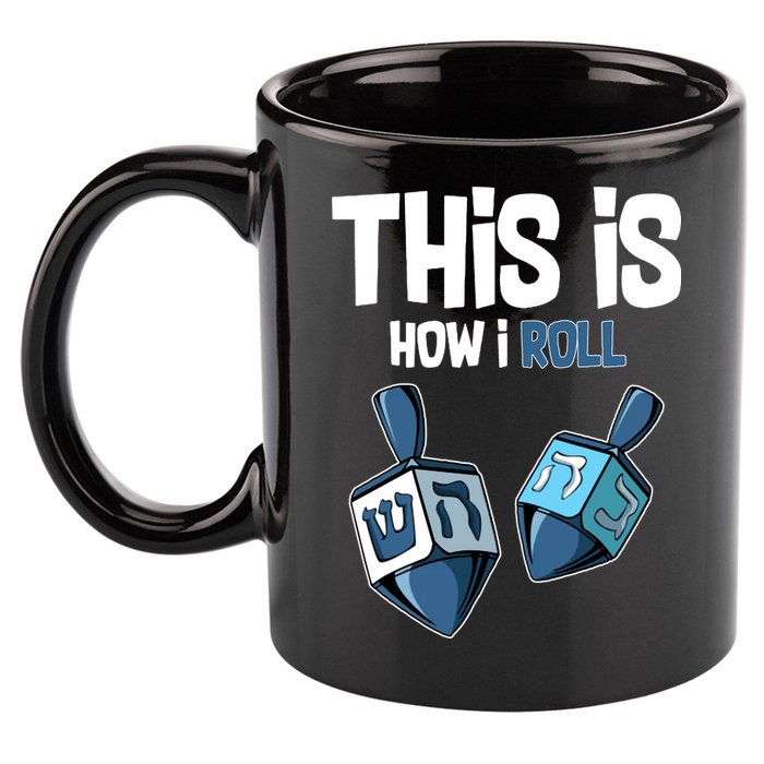 This Is How I Roll Draydel Trendl Hanukkah 11oz C Handle Ceramic Mug