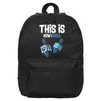 This Is How I Roll Draydel Trendl Hanukkah 16 in Basic Backpack