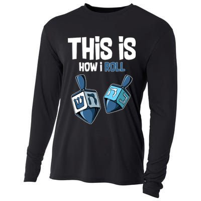 This Is How I Roll Draydel Trendl Hanukkah Cooling Performance Long Sleeve Crew