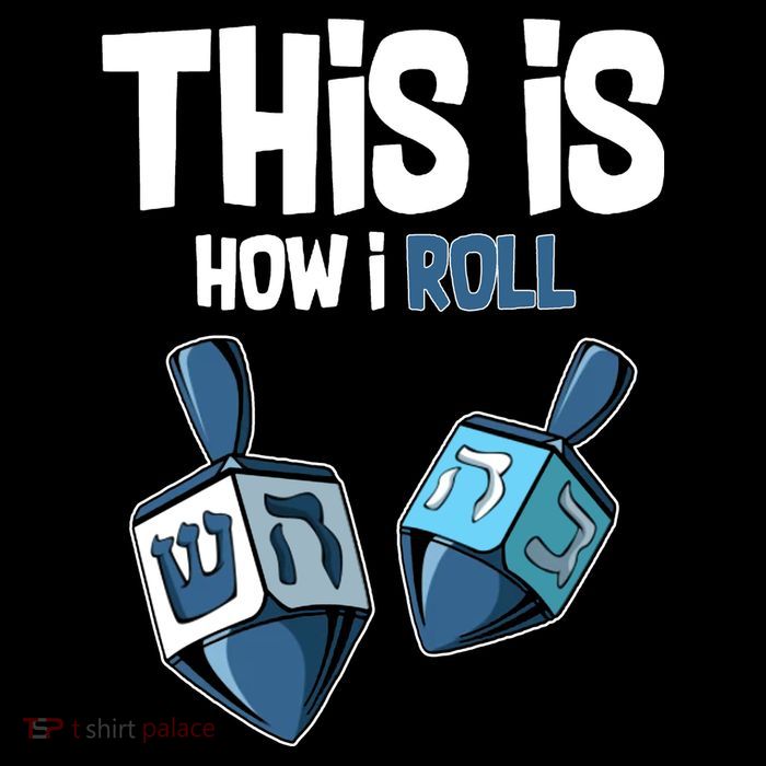 This Is How I Roll Draydel Trendl Hanukkah Youth Performance Sprint T-Shirt