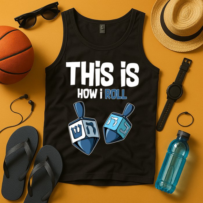 This Is How I Roll Draydel Trendl Hanukkah Tank Top
