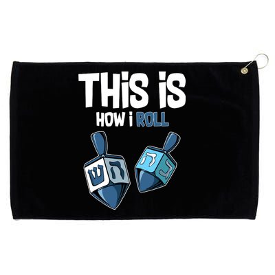 This Is How I Roll Draydel Trendl Hanukkah Grommeted Golf Towel