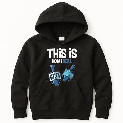 This Is How I Roll Draydel Trendl Hanukkah Kids Hoodie