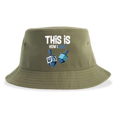 This Is How I Roll Draydel Trendl Hanukkah Sustainable Bucket Hat