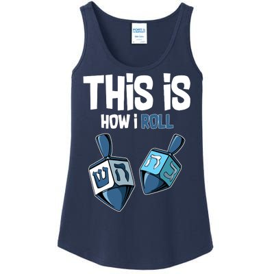 This Is How I Roll Draydel Trendl Hanukkah Ladies Essential Tank