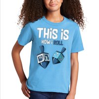 This Is How I Roll Draydel Trendl Hanukkah Kids T-Shirt