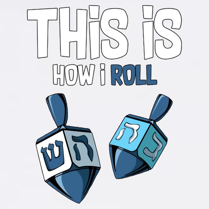 This Is How I Roll Draydel Trendl Hanukkah Garment-Dyed Sweatshirt
