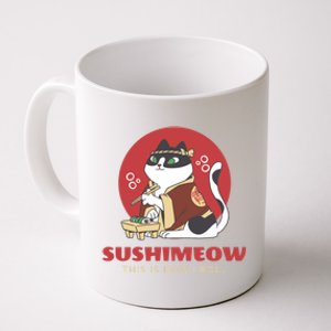 This Is How I Roll Sushi Cat Sushimeow Japanese Food Lover Gift Coffee Mug