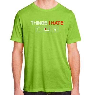 Things I Hate Programmer Outfit Gamer Fun Funny Gift Idea And Gaming Meaningful Adult ChromaSoft Performance T-Shirt