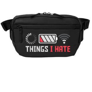 Things I Hate Funny Computer Geek Gift Coder Programmer Meaningful Gift Crossbody Pack