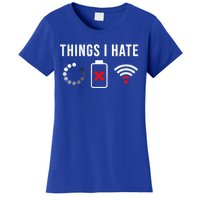 Things I Hate Funny Computer Nerd Gift Debugger Programmer Gift Women's T-Shirt