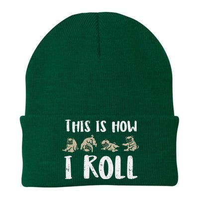 This Is How I Roll Pug Cute Dog Lover Owner  Gift Knit Cap Winter Beanie