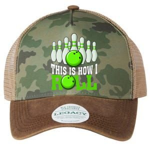 This Is How I Roll Bowling Team Bowler Legacy Tie Dye Trucker Hat