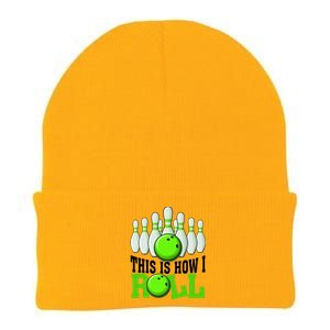 This Is How I Roll Bowling Team Bowler Knit Cap Winter Beanie