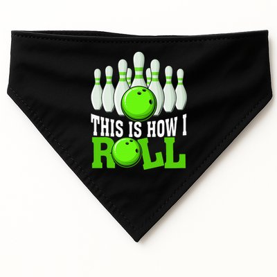 This Is How I Roll Bowling Team Bowler USA-Made Doggie Bandana