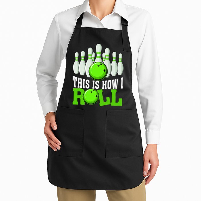 This Is How I Roll Bowling Team Bowler Apron
