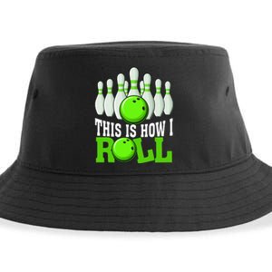 This Is How I Roll Bowling Team Bowler Sustainable Bucket Hat