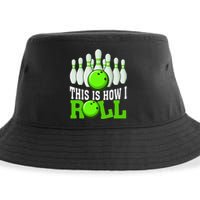 This Is How I Roll Bowling Team Bowler Sustainable Bucket Hat