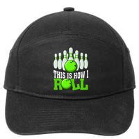 This Is How I Roll Bowling Team Bowler 7-Panel Snapback Hat