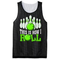 This Is How I Roll Bowling Team Bowler Mesh Reversible Basketball Jersey Tank