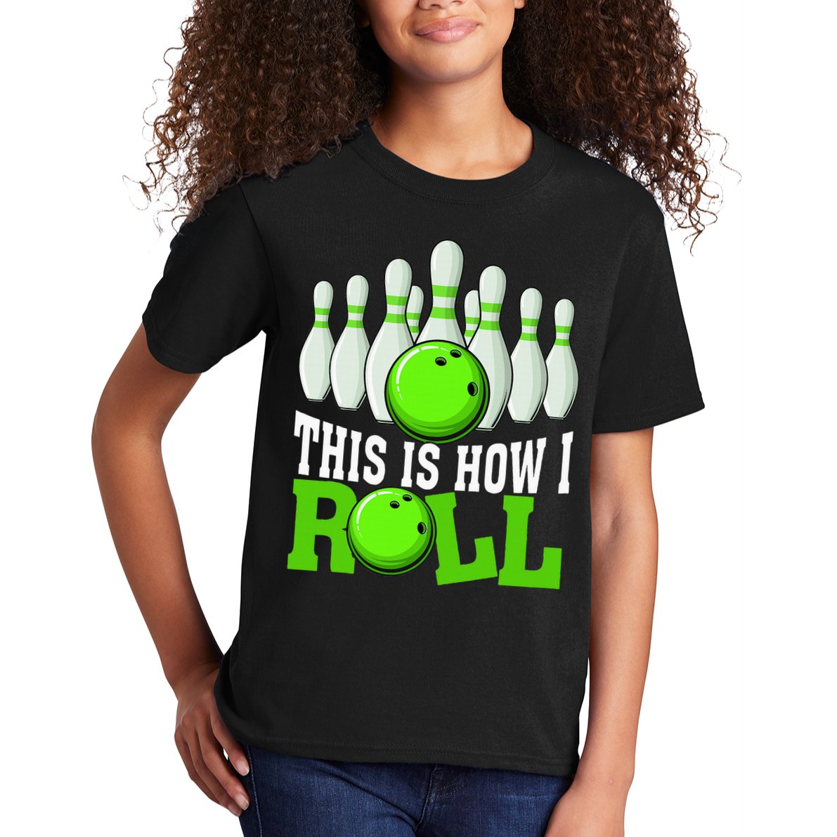 This Is How I Roll Bowling Team Bowler Kids T-Shirt