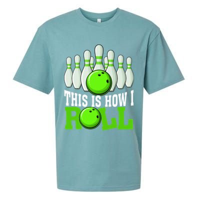 This Is How I Roll Bowling Team Bowler Sueded Cloud Jersey T-Shirt