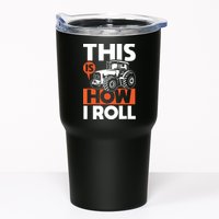 This Is How I Roll Tractor Funny Farming Farmer Tumbler