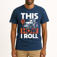 This Is How I Roll Tractor Funny Farming Farmer Tall T-Shirt