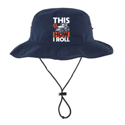 This Is How I Roll Tractor Funny Farming Farmer Bucket Hat