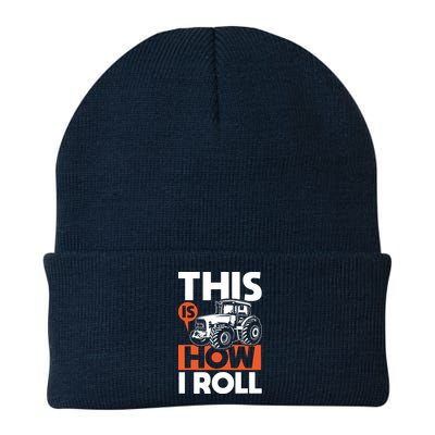 This Is How I Roll Tractor Funny Farming Farmer Beanie