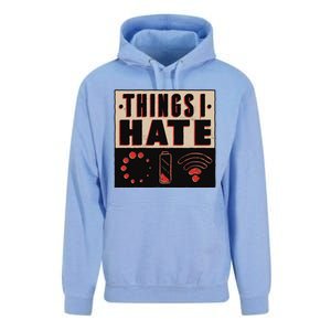 Things I Hate Funny Meaningful Gift Unisex Surf Hoodie