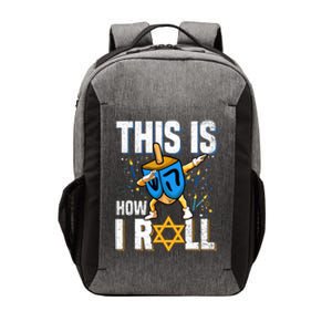 This Is How I Roll Hanukkah Dreidel Chanukah Jew Gift Vector Backpack