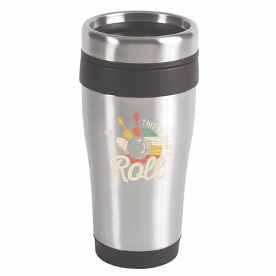 This Is How I Roll Retro Bowling Bowler Funny Gift 16oz Travel Tumbler