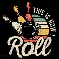 This Is How I Roll Retro Bowling Bowler Funny Gift Youth Performance Sprint T-Shirt