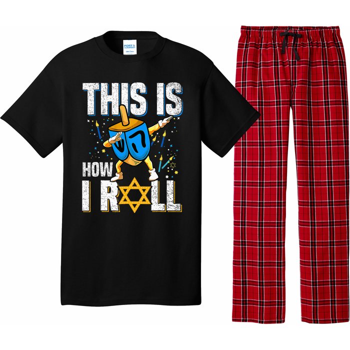 This Is How I Roll Hanukkah Dreidel Chanukah Jew Gift Pajama Set