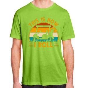 This Is How I Roll Retro Golf Lover Adult ChromaSoft Performance T-Shirt