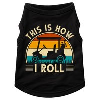 This Is How I Roll Retro Golf Lover Doggie Tank