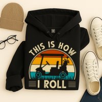 This Is How I Roll Retro Golf Lover Hoodie